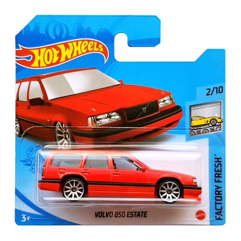 Машинка Базовая Hot Wheels Volvo 850 Estate Factory Fresh 1:64 GRY26 Red - Retromagaz