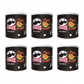 Набор Чипсы 6шт Pringles Mini Hot & Spicy 40g - Retromagaz