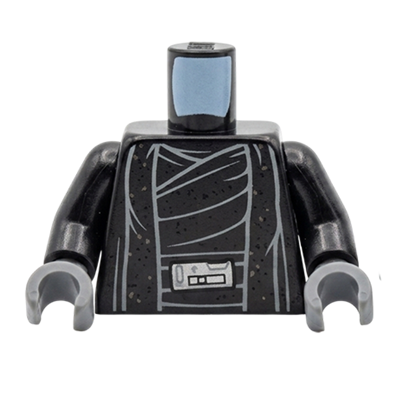 Туловище Lego Первый Орден Knight of Ren Ap'lek Robe Silver Dots and Buckle Pattern Star Wars 973pb3714c01 sw1063 75256 6281921 Black Б/У - Retromagaz