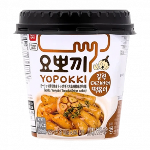 Токпокі Yopokki зі Смаком Часнику з Теріякі в Стакані Негостра 120g - Retromagaz