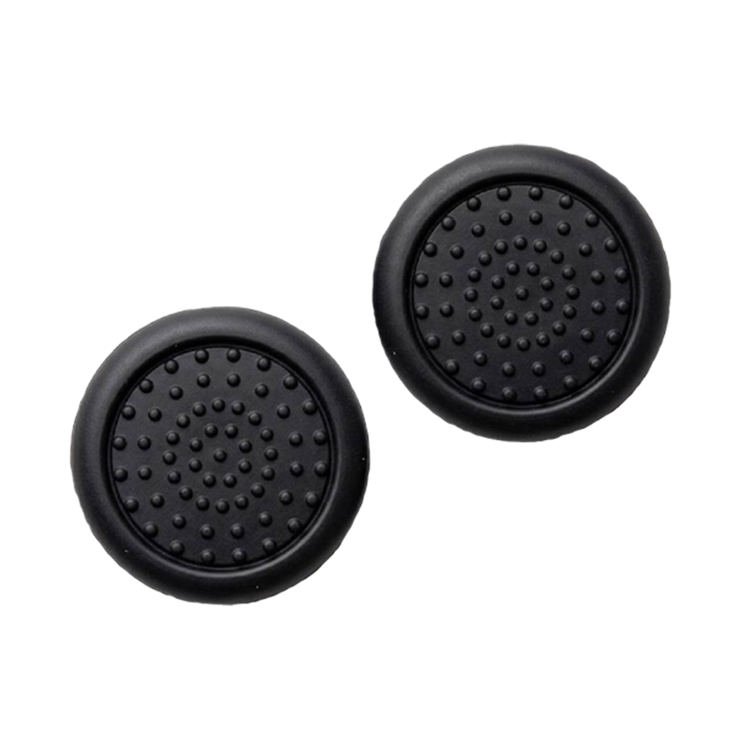 Накладки на Стіки 2шт RMC PlayStation 5 4 3 2 1 Xbox Series One 360 Switch2 Black - Retromagaz