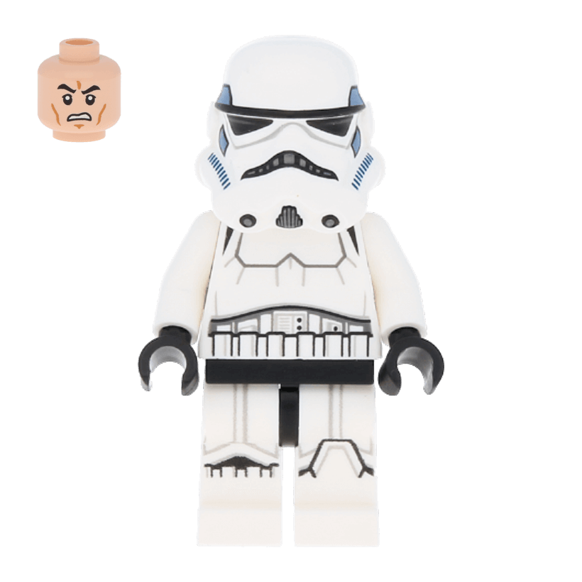 Фігурка Lego Star Wars Імперія sw0585 Новий Stormtrooper Printed Legs Dark Blue Helmet Vents - Retromagaz