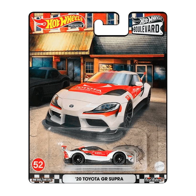 Машинка Premium Hot Wheels '20 Toyota GR Supra Boulevard 1:64 HCR16 White - Retromagaz