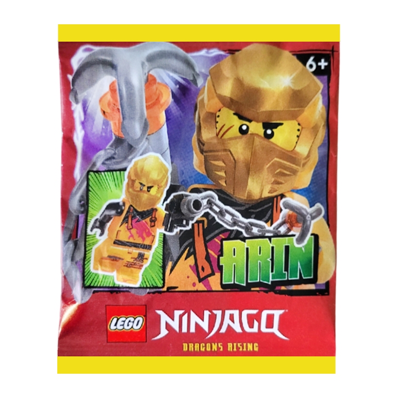 Конструктор Lego Фигурка Dragons Rising Season 3 Arin Paper Bag Ninjago 892506 njo0921 Новый - Retromagaz