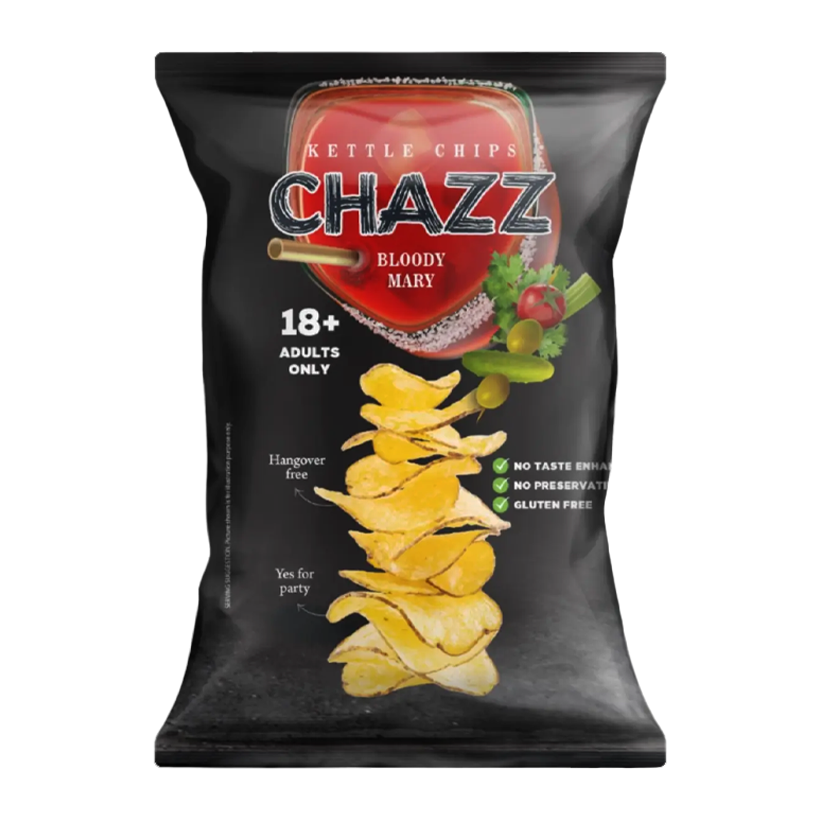 Чипсы Chazz Bloody Mary 18+ 90g - Retromagaz