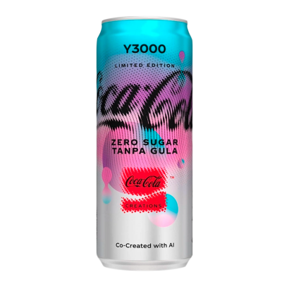 Напій Coca-Cola Y3000 Zero Sugar Limited Edition 330ml - Retromagaz