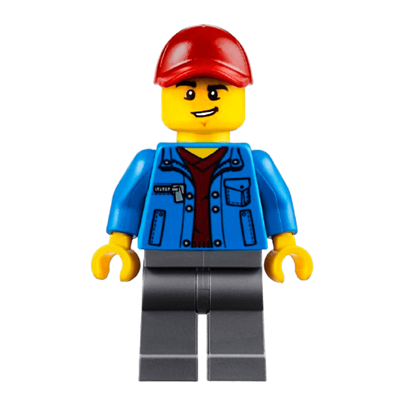 Фігурка Lego People 973pb1558 Truck Driver City cty0800 Б/У - Retromagaz