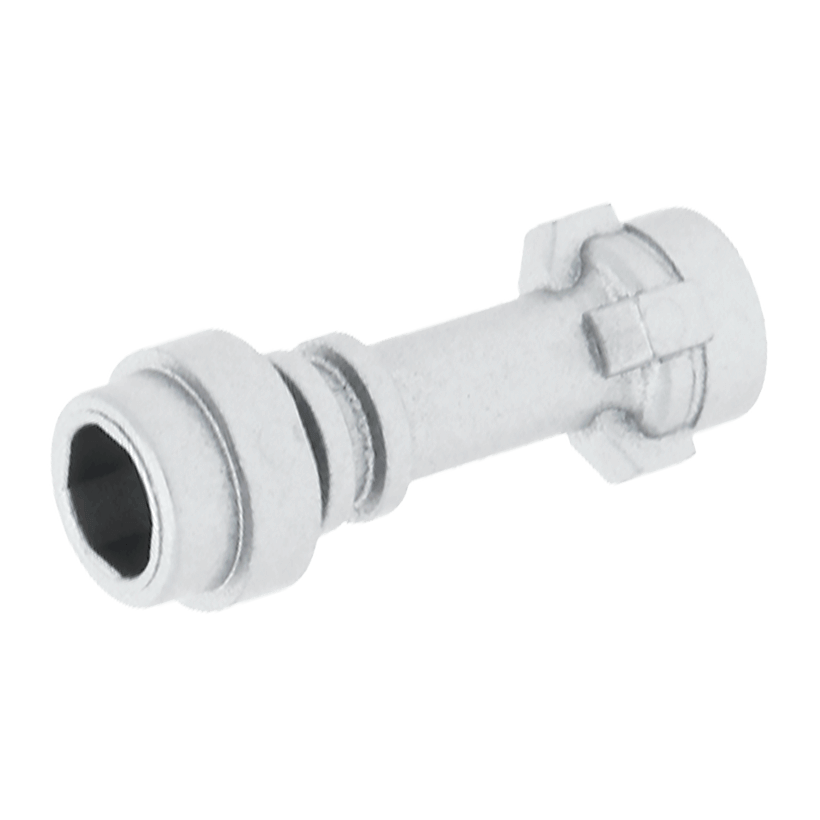 Зброя 4шт Lego Star Wars Lightsaber Hilt Straight 64567 4542406 4548731 6051389 Metallic Silver Б/У - Retromagaz