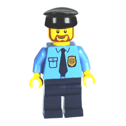 Lego Фигурка City Полицейский 4 cty0289 1 Ориг Б/У О - Retromagaz