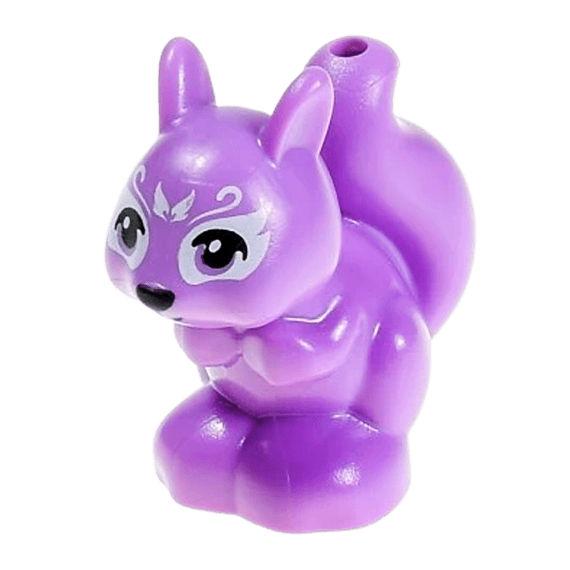 Фигурка Lego Земля Squirrel Friends Elves Mr. Spry Black and White Eyes Black Nose Animals 11568pb03 1 6179891 Medium Lavender Б/У - Retromagaz