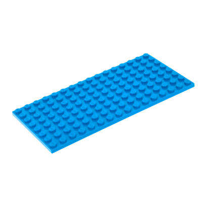 Пластина Lego Звичайна 8 x 16 92438 6306028 Dark Azure Б/У - Retromagaz