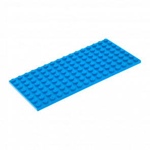 Пластина Lego Обычная 8 x 16 92438 6306028 Dark Azure Б/У