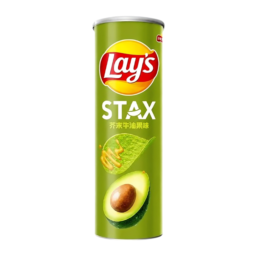 Чипси Lay's Stax Азійські зі Смаком Авокадо і Солодкої Гірчиці 104g - Retromagaz