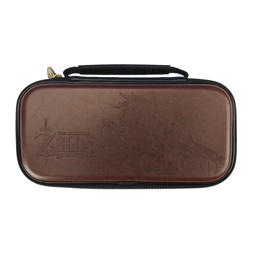Чохол Твердий Nintendo Switch OLED Model Deluxe Zelda Breath of The Wild Link Travel Case Brown Новий - Retromagaz