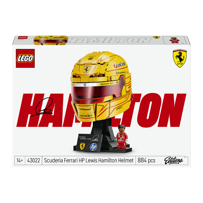Конструктор Lego Scuderia Ferrari HP Lewis Hamilton Helmet Editions Sports 43022 Новый - Retromagaz