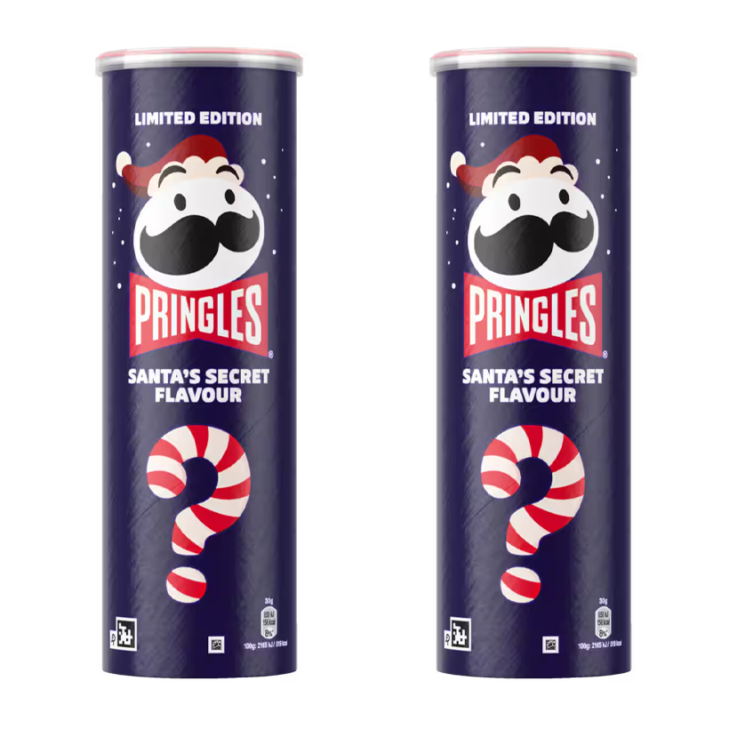 Набор Чипсы 2шт Pringles Santa's Secret Flavour 165g - Retromagaz