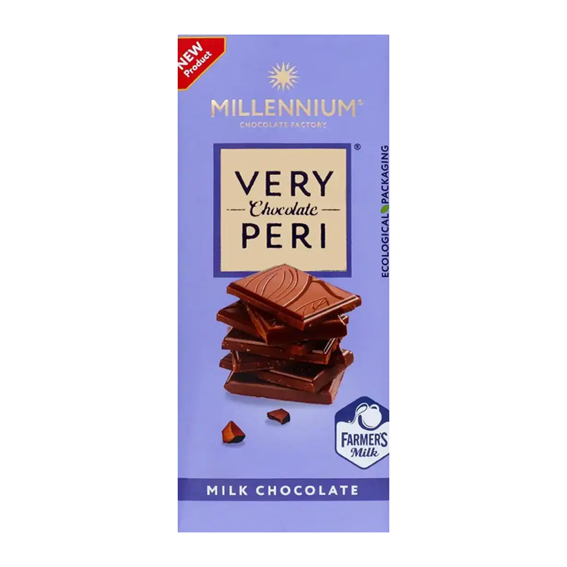 Шоколад Молочний Millennium Very Peri Молочний 85g - Retromagaz
