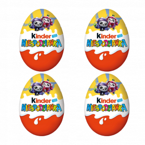 Набір Шоколадне Яйце 4шт Kinder Surprise Роботи Colorbots 20g - Retromagaz