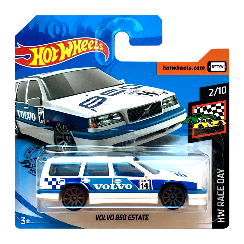 Машинка Базова Hot Wheels Volvo 850 Estate Race Day 1:64 GHB52 White - Retromagaz