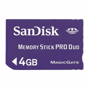 Карта Пам'яті SanDisk PlayStation Portable Memory Stick PRO Duo 4GB Black Б/У