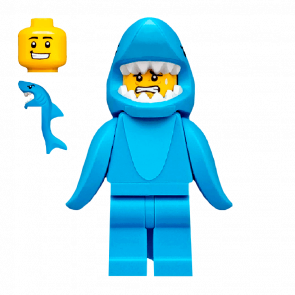 Фигурка Lego Collectible Minifigures Series 15 Shark Suit Guy col240 Б/У Хороший