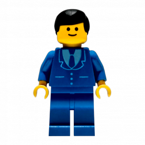 Фигурка Lego People 973p18 Suit with 3 Buttons Blue City trn027 Б/У - Retromagaz