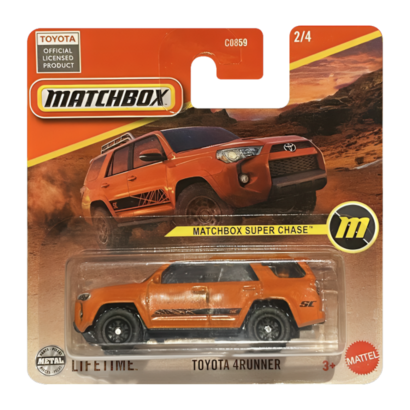 Машинка Велике Місто Matchbox Toyota 4Runner Super Chase Showroom 1:64 JBP68 Orange - Retromagaz