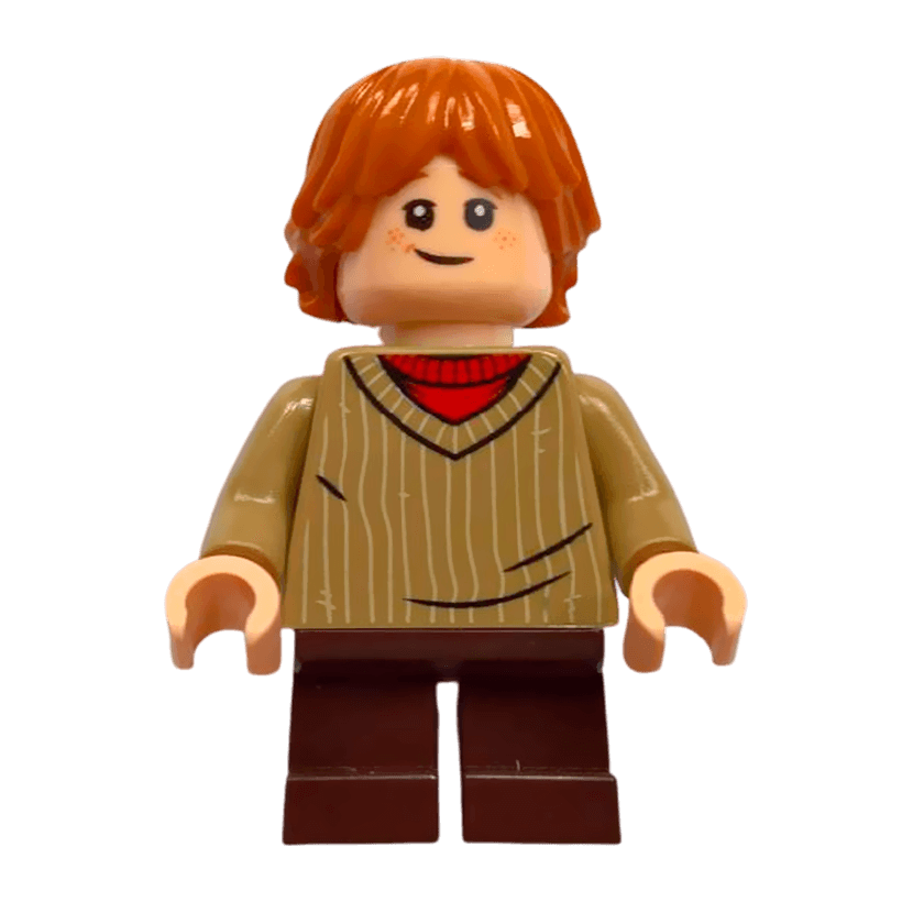 Фигурка Lego Movies, TV Series, Music Harry Potter Ron Weasley, Dark Tan Sweater hp142 1 Б/У Отличное - Retromagaz