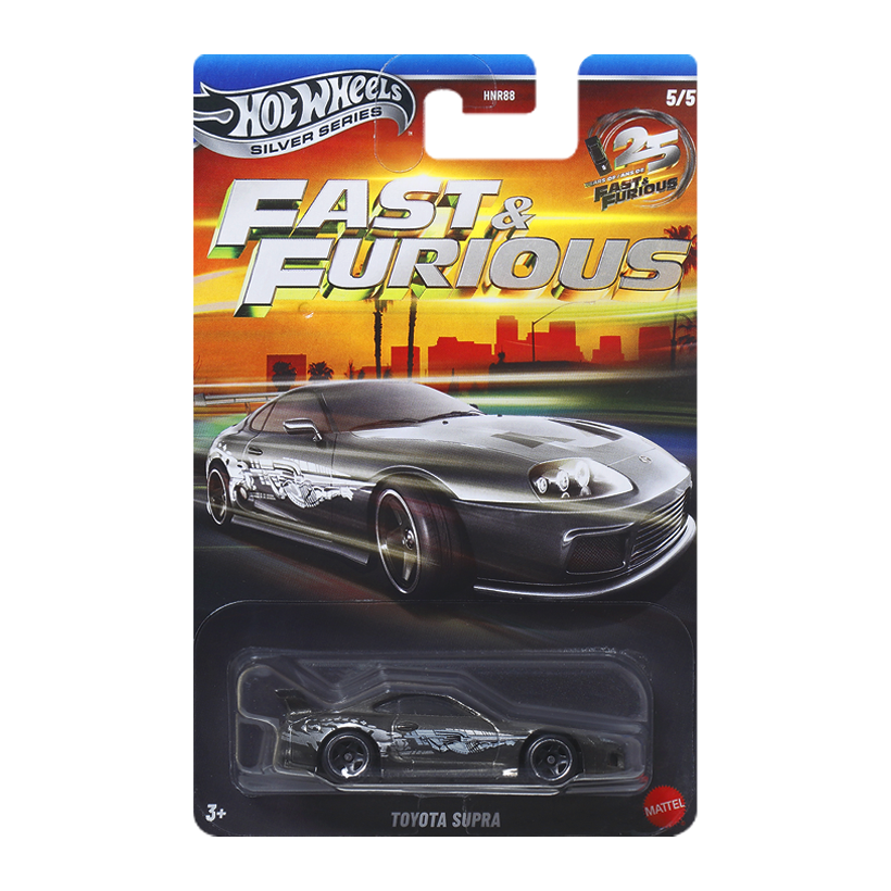 Тематическая Машинка Hot Wheels Toyota Supra Fast & Furious 1:64 JKX24 Zamac - Retromagaz