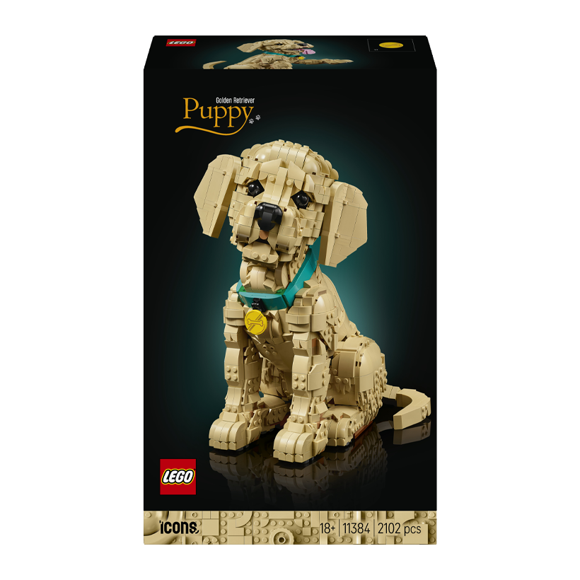 Конструктор Lego Цуценя Золотистого Ретривера Icons 11384 Новий - Retromagaz