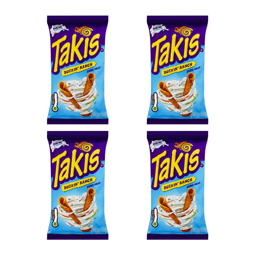 Набор Кранчи 4шт Takis Buckin Ranch Сметана 100g - Retromagaz