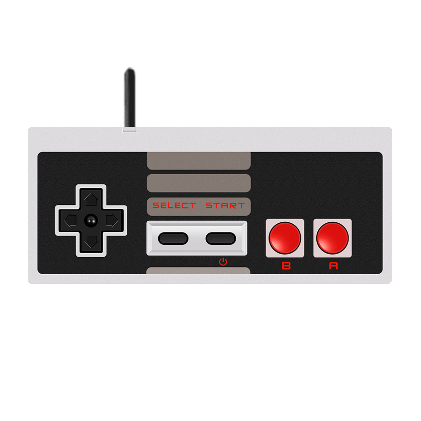Геймпад Проводной RMC Wii Classic Controller NES Style Grey 1m Новый - Retromagaz