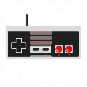 Геймпад Дротовий RMC Wii Classic Controller NES Style Grey Новий - Retromagaz