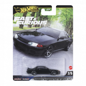 Машинка Premium Hot Wheels Nissan Skyline GT-R (BNR32) Fast & Furious 1:64 JBL97 Black Машинка Premium Hot Wheels Nissan Skyline GT-R (BNR32) Fast & Furious 1:64 JBL97 Black - Retromagaz