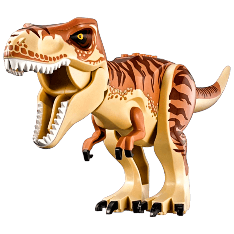 Фігурка Lego Динозавр Tyrannosaurus Rex with Medium Nougat Back Animals trex05 Tan Б/У - Retromagaz