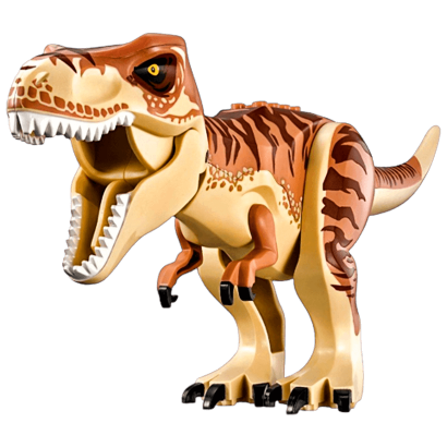 Фигурка Lego Динозавр Tyrannosaurus rex with Medium Nougat Back Animals TRex05 Tan Б/У - Retromagaz