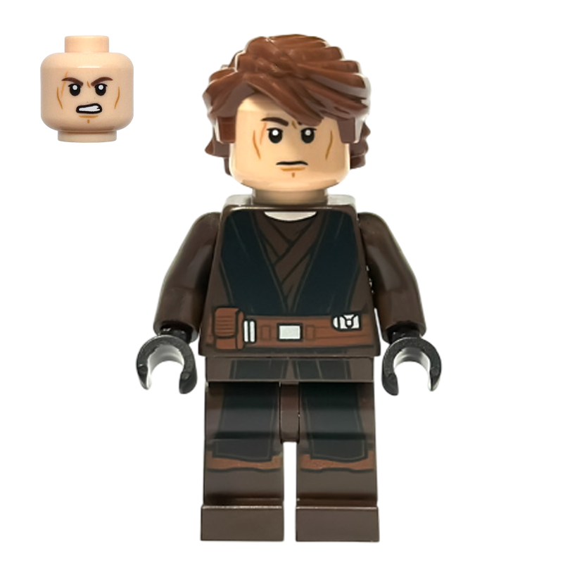 Фігурка Lego Джедай Anakin Skywalker Dark Brown and Black Robe Star Wars sw1398 75401 Новий - Retromagaz