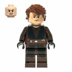 Фігурка Lego Джедай Anakin Skywalker Dark Brown and Black Robe Star Wars sw1398 75401 Новий - Retromagaz