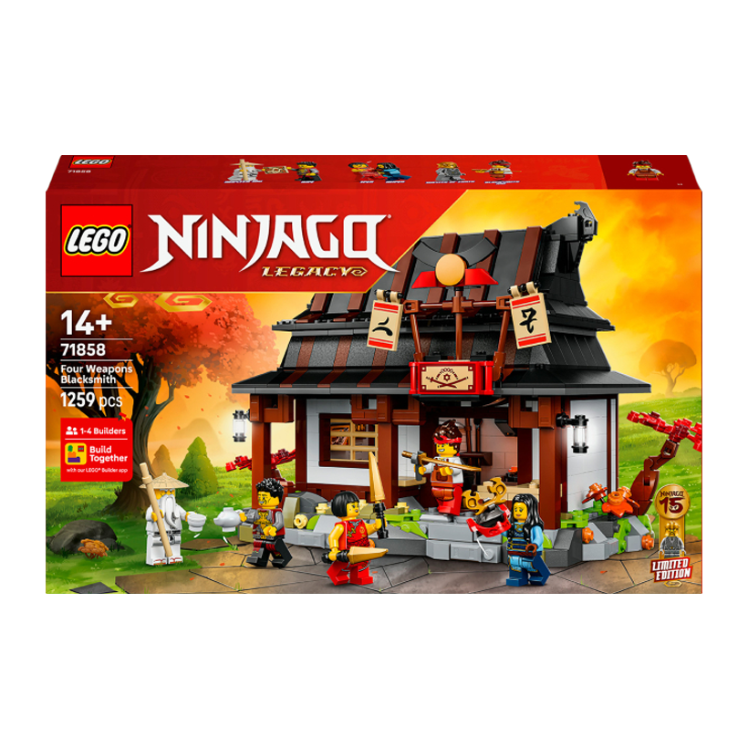 Конструктор Lego Кузница «Четыре оружия» 15-я Годовщина Ninjago 71858 Новый - Retromagaz