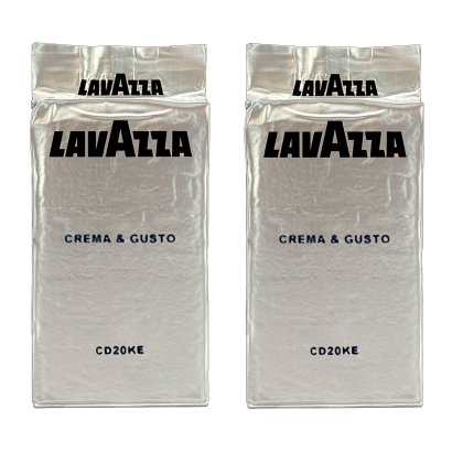 Набор Кофе Молотый 2шт Lavazza Crema e Gusto 250g - Retromagaz