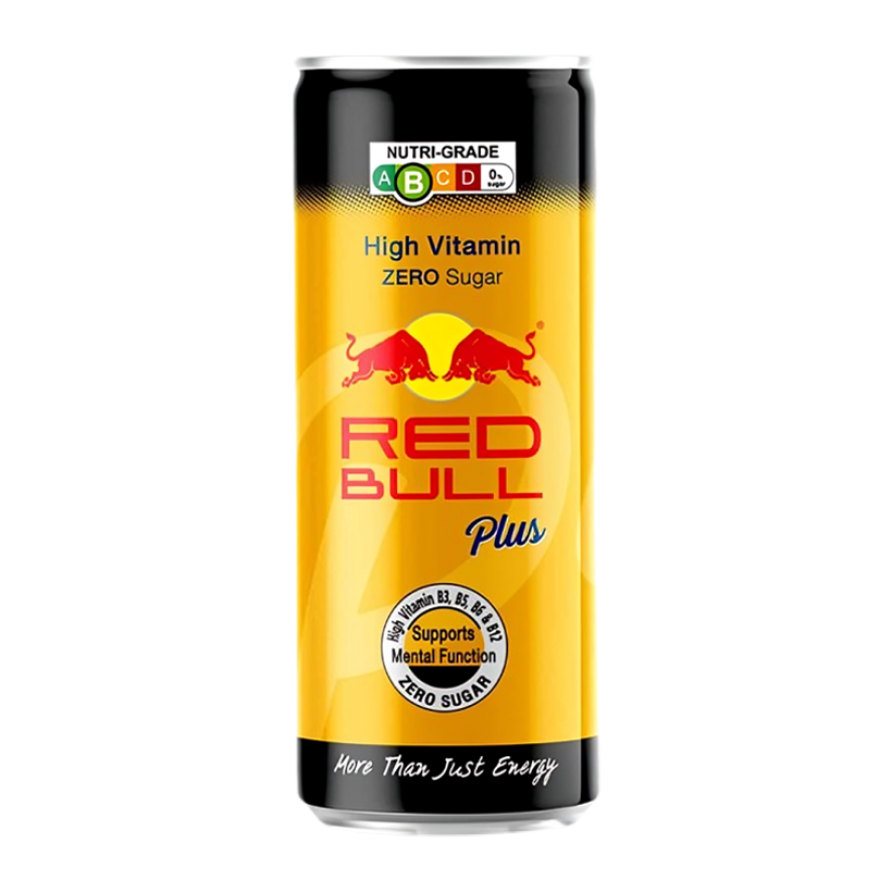 Напиток Энергетический Red Bull Plus Сингапурский Без Сахара 250ml - Retromagaz