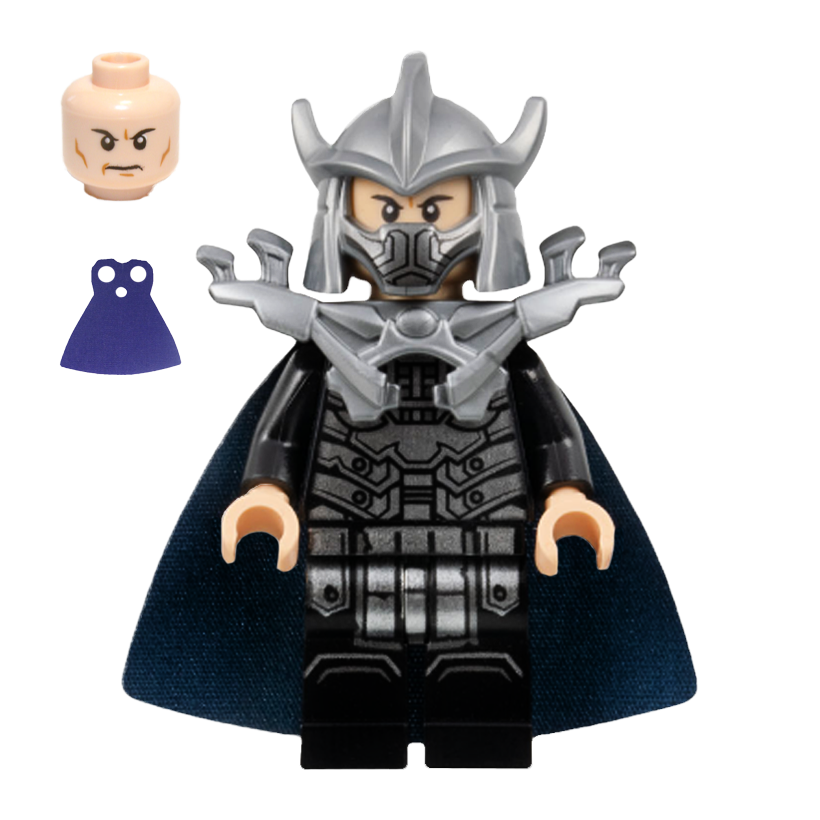 Фигурка Lego Teenage Mutant Ninja Turtles Shredder Dark Blue Cape Cartoons tnt052 Б/У - Retromagaz