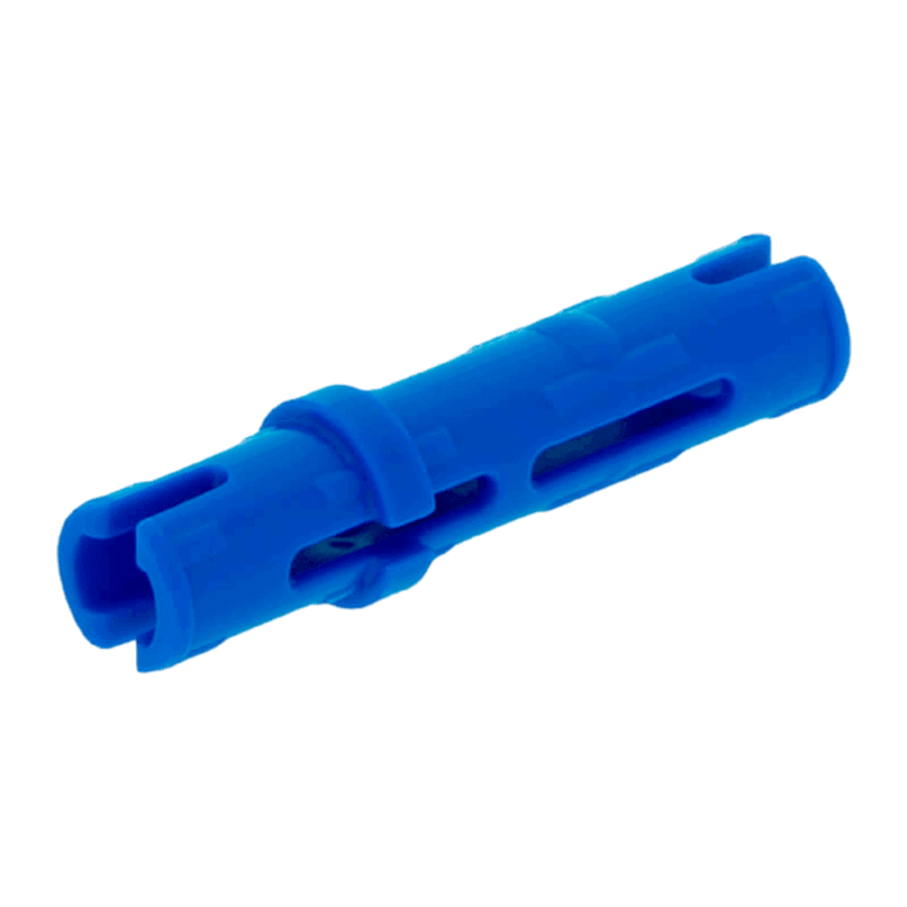 Technic 100шт Lego Пин with Friction Ridges Lengthwise 3L 6558 4514553 6299413 Blue Б/У - Retromagaz