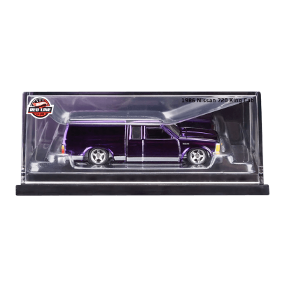 Машинка Premium Hot Wheels 1986 Nissan 720 King Cab Red Line Club RLC 1:64 HMY26 Purple - Retromagaz