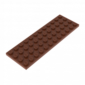 Пластина Lego Обычная 4 x 12 3029 4225520 4566310 6065139 Reddish Brown 4шт Б/У - Retromagaz