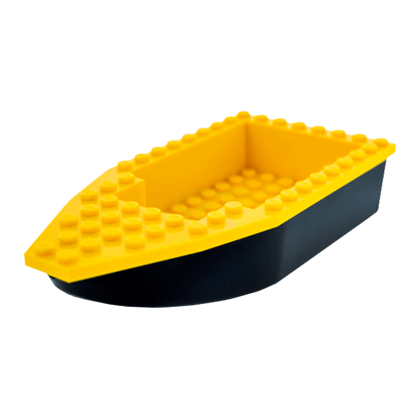 Для Судна Lego Основа Unitary 16 x 8 28533c02 6171824 28535 Black Yellow Б/У - Retromagaz