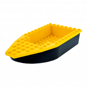 Для Судна Lego Unitary Основа 16 x 8 28533c02 6171824 28535 Black Yellow Б/У