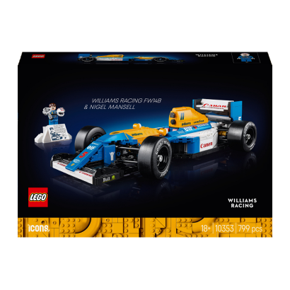 Конструктор Lego Williams Racing FW14B & Nigel Mansell Icons 10353 Новый - Retromagaz