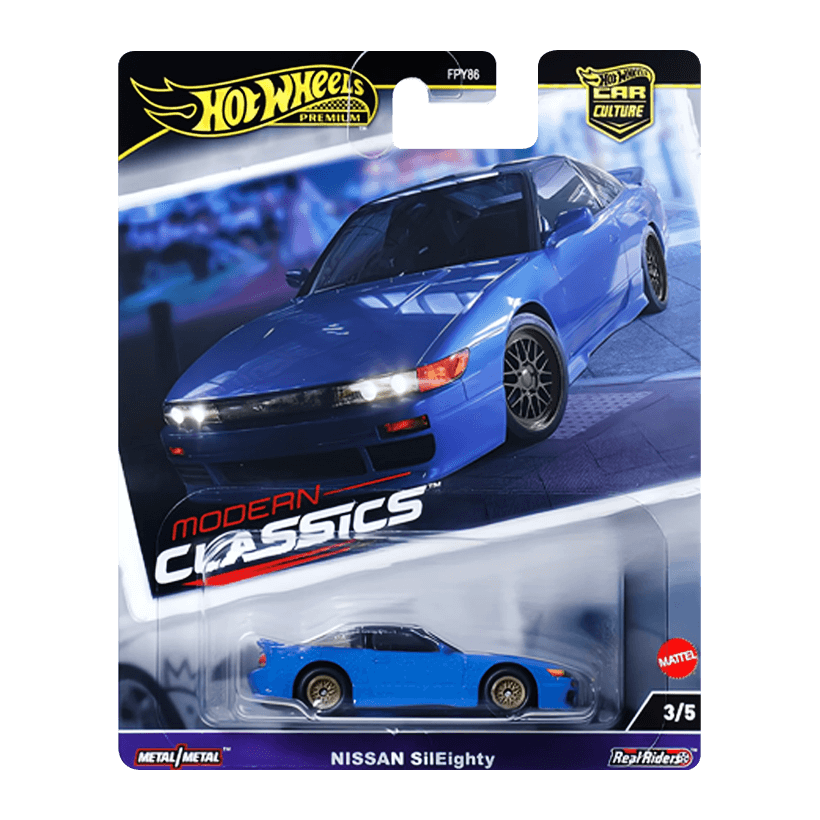 Машинка Premium Hot Wheels Nissan SilEighty Modern Classics 1:64 HRV75 Blue - Retromagaz