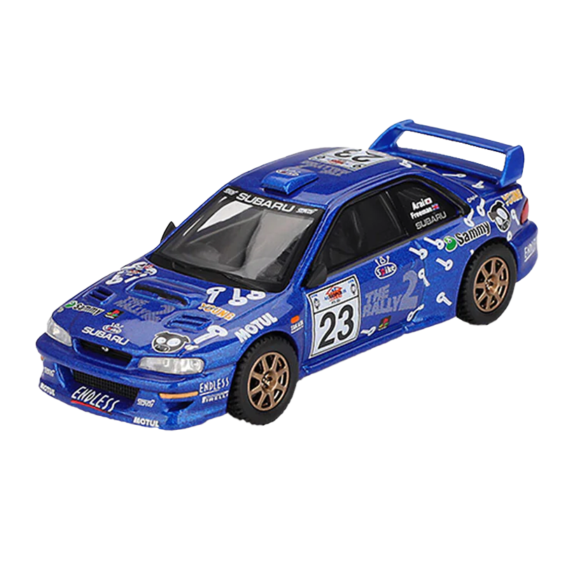 Машинка Premium MINI GT Subaru Impreza WRC99 #23 2000 1:64 Blue - Retromagaz